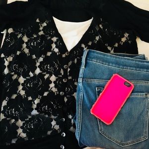 B’leev Black Lace Cardigan 🌀